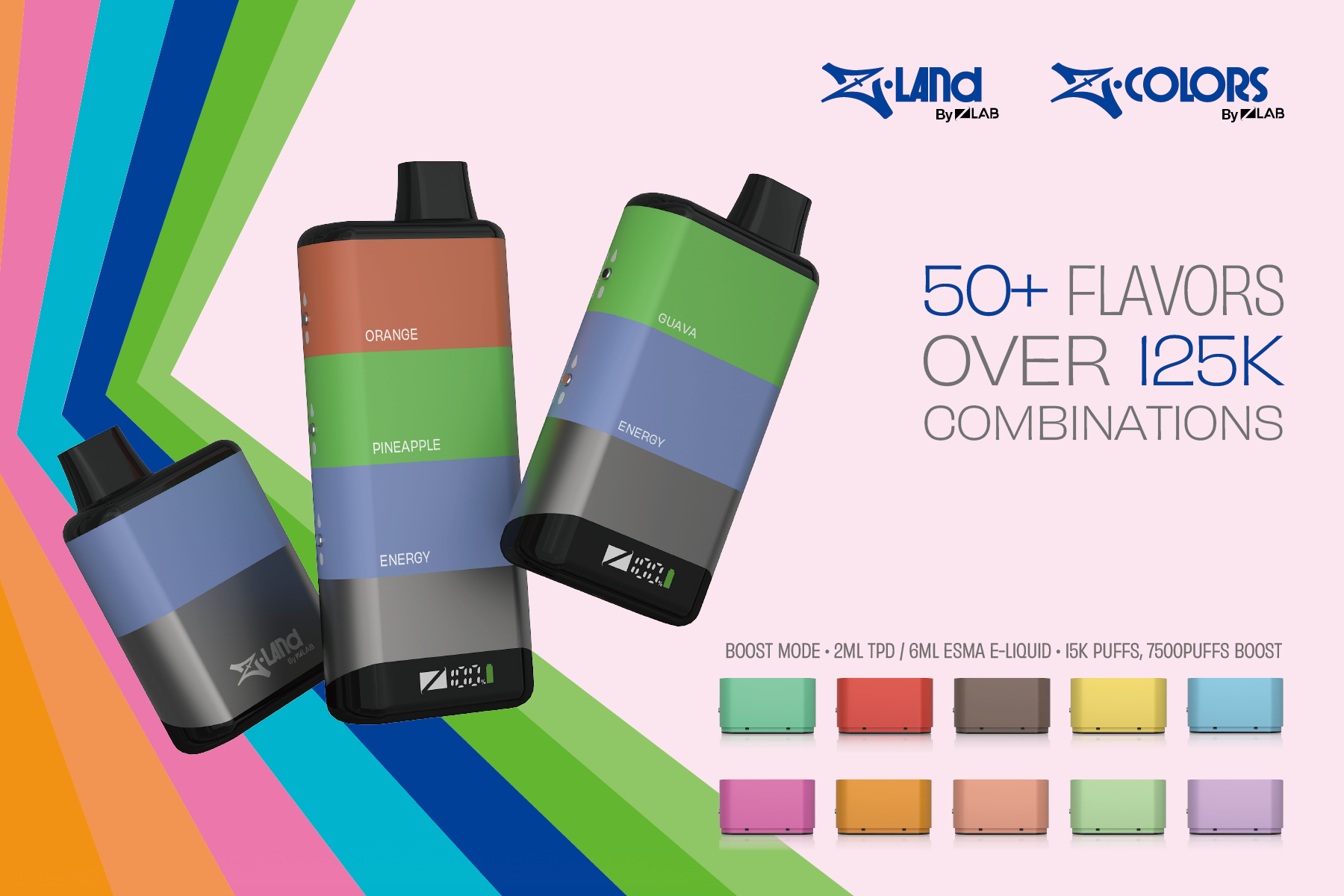 Build-a-Vape Z-Color Pods by Z-Labs | Hazetown Vapes – HV