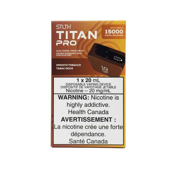 Stlth Titan 15k Pro Smooth Tobacco Disposable