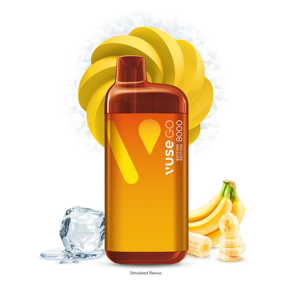 Vuse Go 8000 Rechargeable Disposable Banana Ice