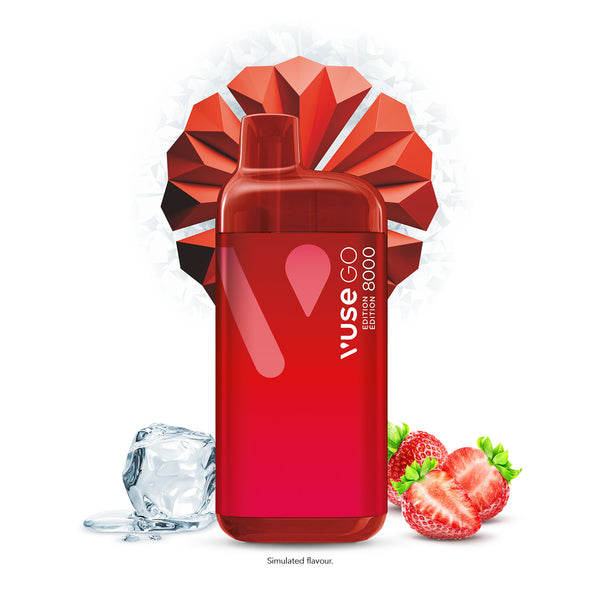 Vuse Go 8000 Rechargeable Disposable Strawberry Ice