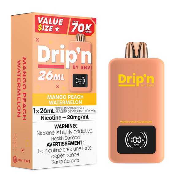 ENVI Drip'n 70K Mango Peach Watermelon Disposable