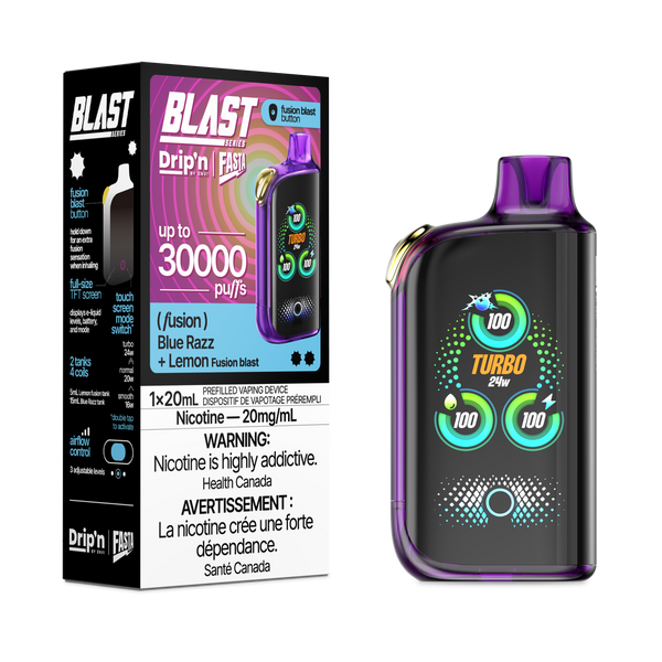 Drip'n Blast 30K Blue Razz + Lemon