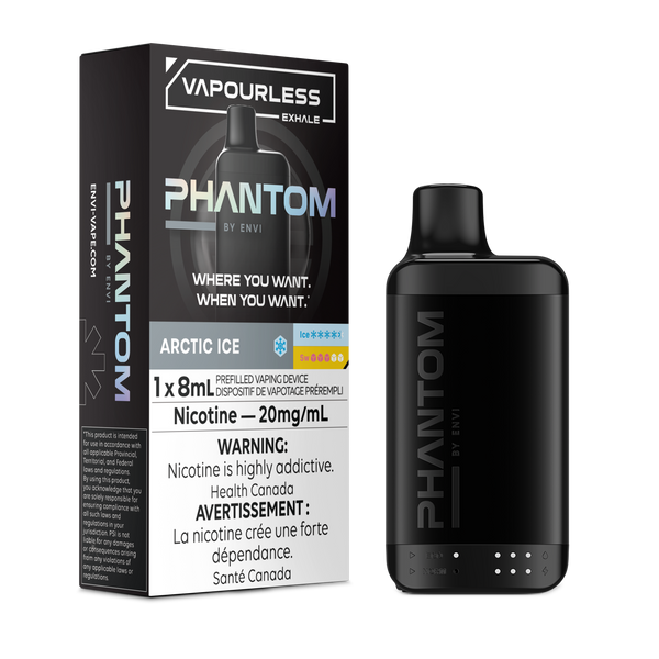 Phantom Vaporless Exhale 14K Puffs Disposable by ENVI
