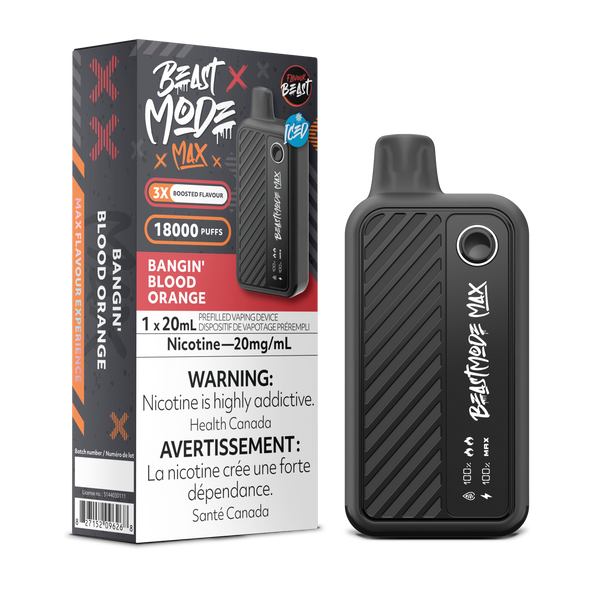 Flavour Beast Mode Max 18K Puff Rechargeable Disposable Bangin' Blood Orange