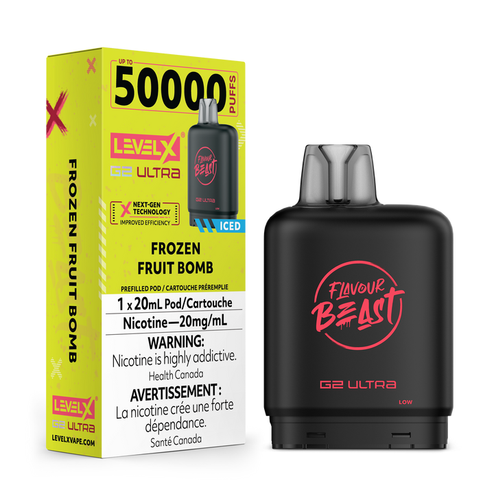 level x vape pod LEVEL X G2 ULTRA PODS 50K FLAVOUR BEAST