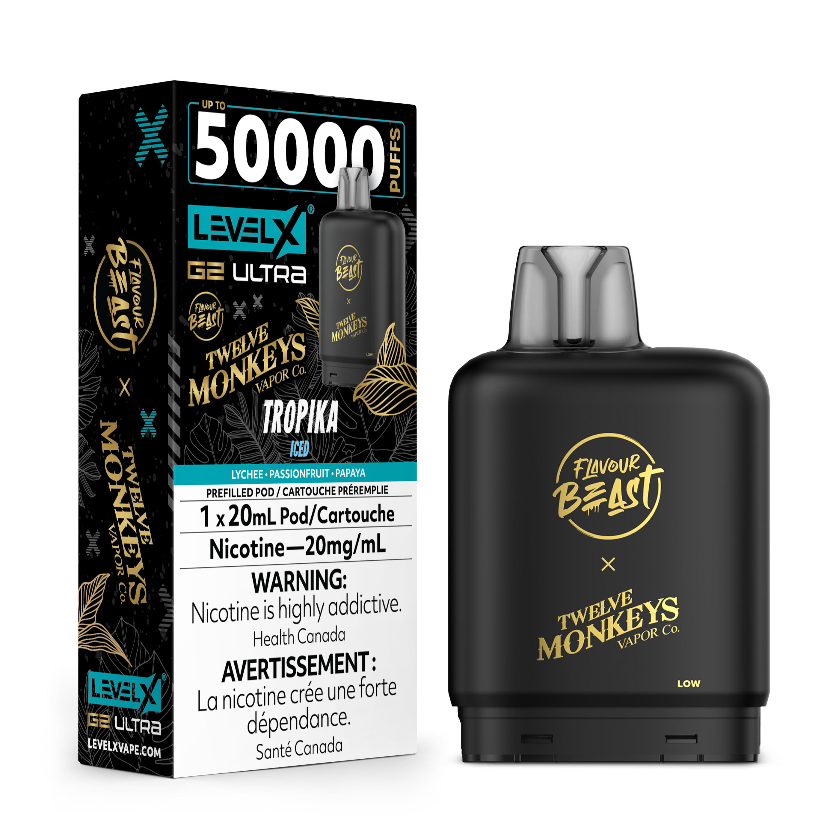ベイブ Super Sour Pineapple - Beast Mode Max 2 Disposable Vape – Flavour