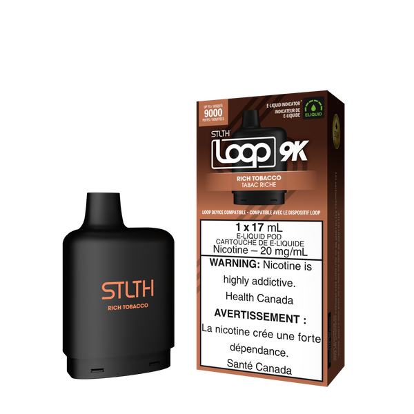 STLTH LOOP 2 RICH TOBACCO 9K REPLACEMENT POD