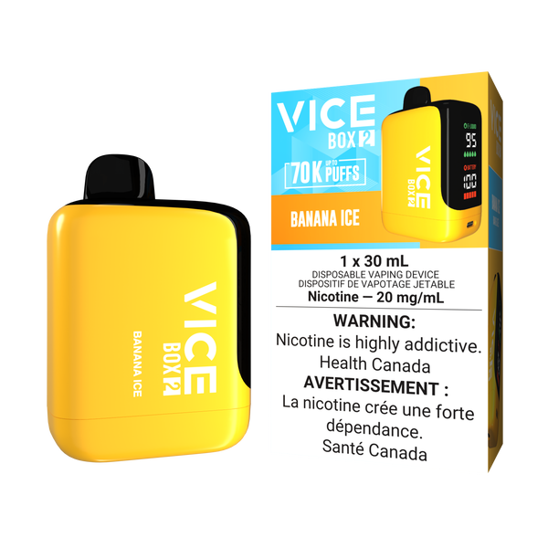 VICE BOX 2 DISPOSABLE 70K - BANANA ICE