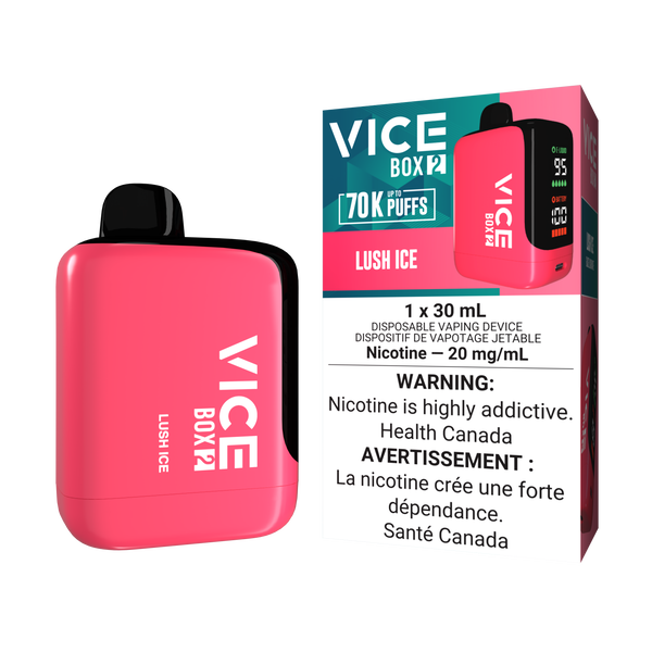 VICE BOX 2 DISPOSABLE 70K - LUSH ICE