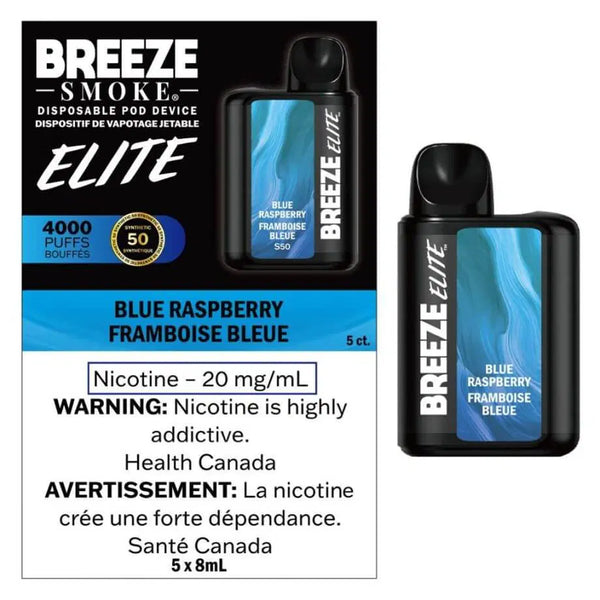 Breeze Elite 4000 Blue Raspberry Disposable