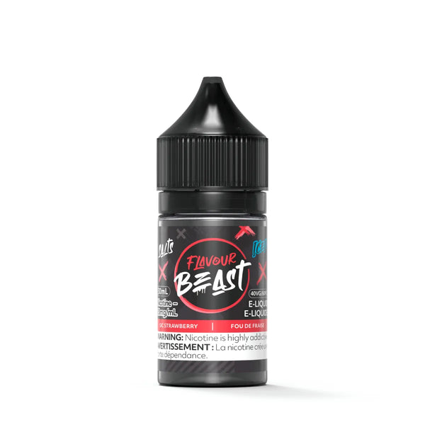 Sic Strawberry Iced Flavour Beast Salt Nic E-Liquid