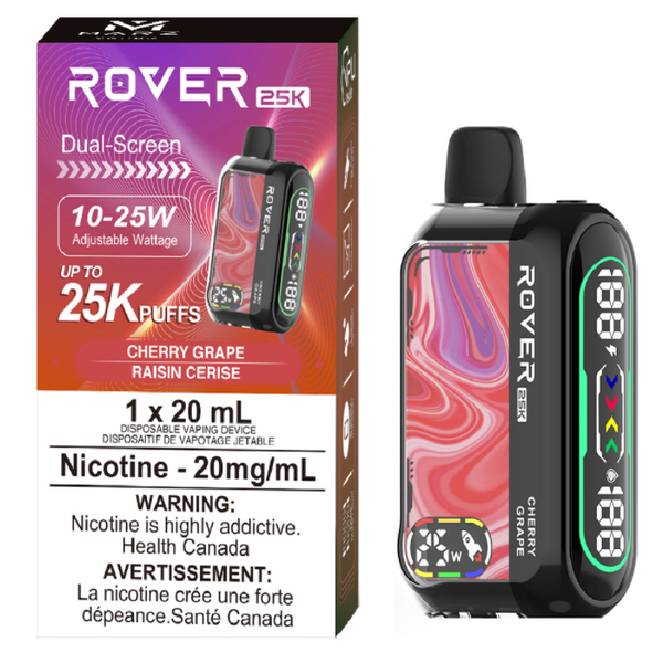 ROVER 25K CHERRY GRAPE RECHARGEABLE DISPOSABLE