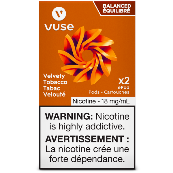 VUSE | VYPE ePOD Tobacco Velvety Mix -2pk Packaging | Hazetown Vapes Windsor Ontario Canada