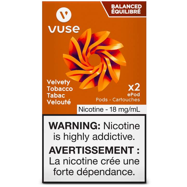 VUSE | VYPE ePOD Tobacco Velvety Mix -2pk Packaging | Hazetown Vapes Windsor Ontario Canada