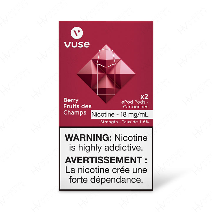 VUSE | VYPE ePOD Berry -2pk Packaging | Hazetown Vapes Mississauga Ontario Canada