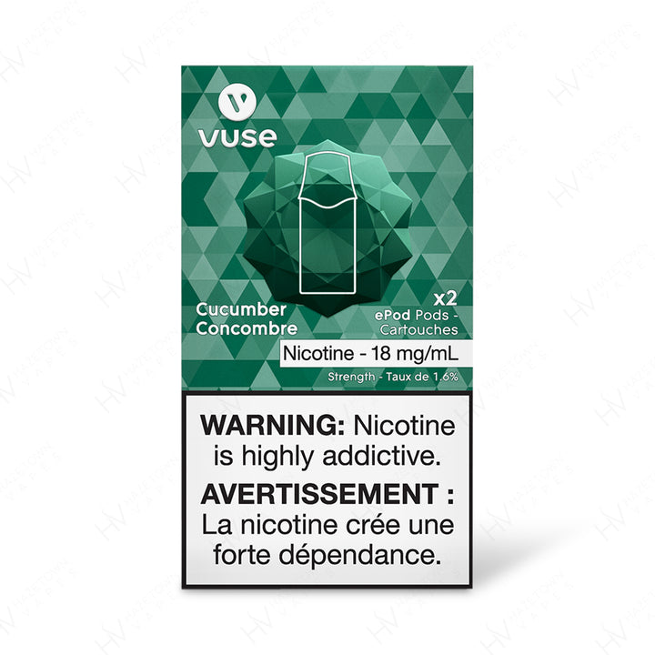 VUSE | VYPE ePOD Cucumber -2pk Packaging | Hazetown Vapes Vaughan Ontario Canada