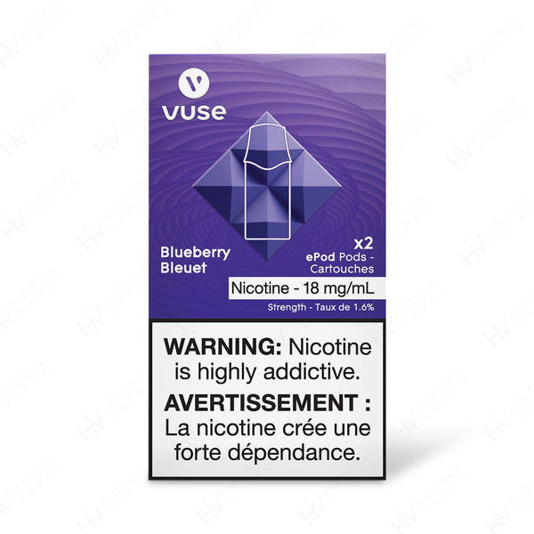 VUSE | VYPE ePOD Blueberry -2pk Packaging | Hazetown Vapes Hamilton Ontario Canada