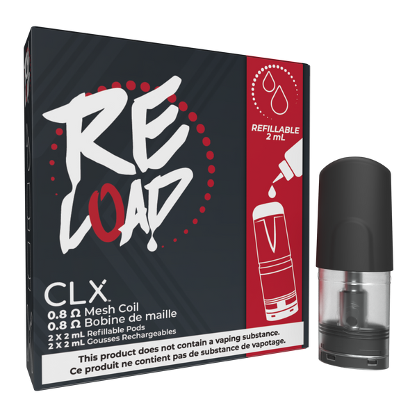 STLTH REFILLABLE CLX RELOAD 2 PACK PODS Hazetown Vapes Toronto Ontario